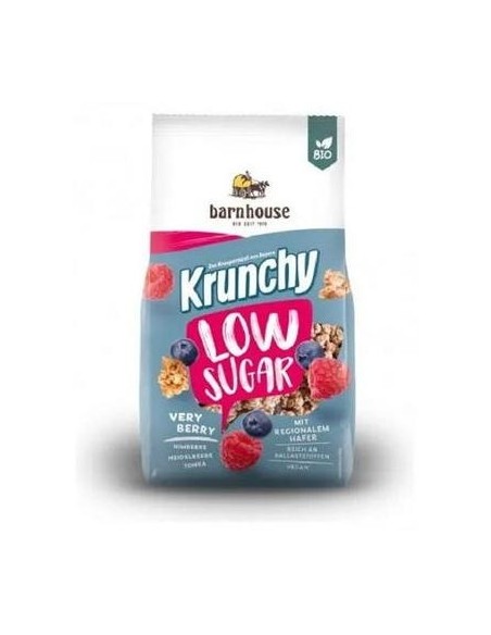 Barnhouse Muesli Krunchy Baja Azucar Frutos Rojos 375G