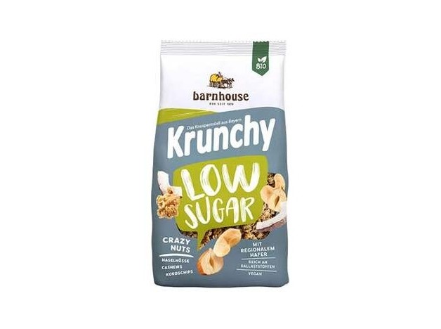 Muesli Krunchy Low Sugar Frutos Secos 375Gr. Bio