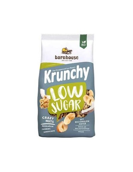 Muesli Krunchy Low Sugar Frutos Secos 375Gr. Bio