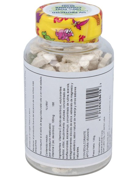 Vitamina C Rex 100 Dinosaurios Masticables Kal