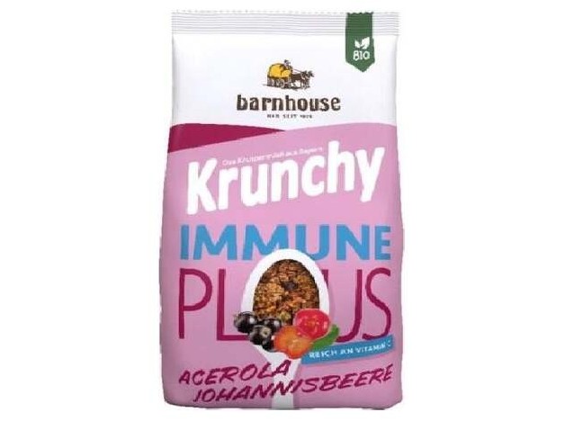 Barnhouse Muesli Krunchy Immune Plus Grosella...