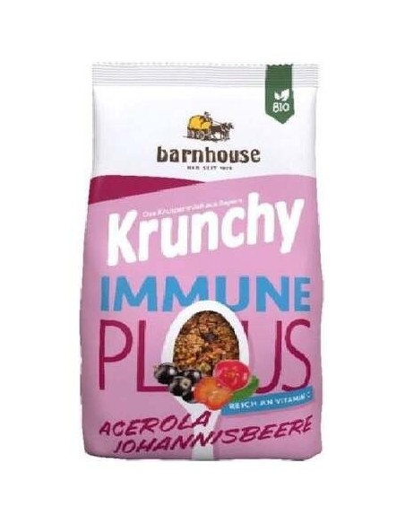 Barnhouse Muesli Krunchy Immune Plus Grosella Acerola Bio 325G