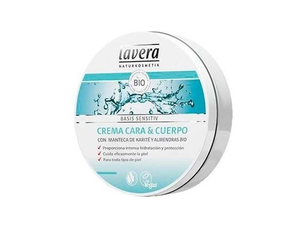 Lavera Basis Sensitiv Crema Cara %26 Cuerpo 150Ml