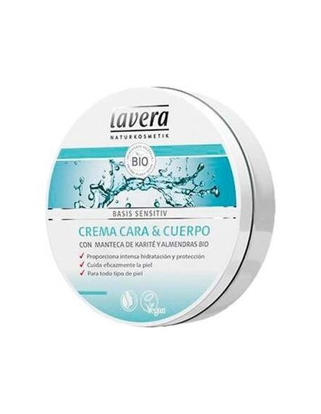 Lavera Basis Sensitiv Crema Cara %26 Cuerpo 150Ml