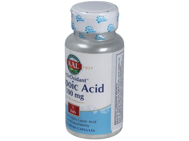 Kal R Lipoic Acid Activoxidant 100Mg 60Caps