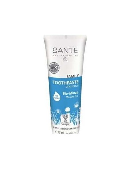 Dentifrico Menta Con Fluor 75Ml. - Sante Naturkosmetik