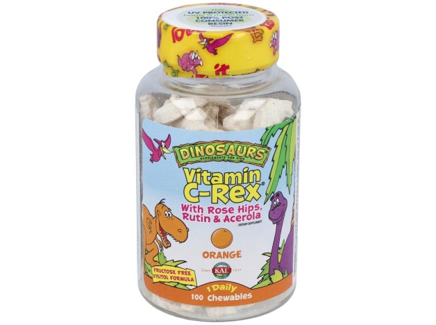 Vitamina C Rex 100 Dinosaurios Masticables Kal