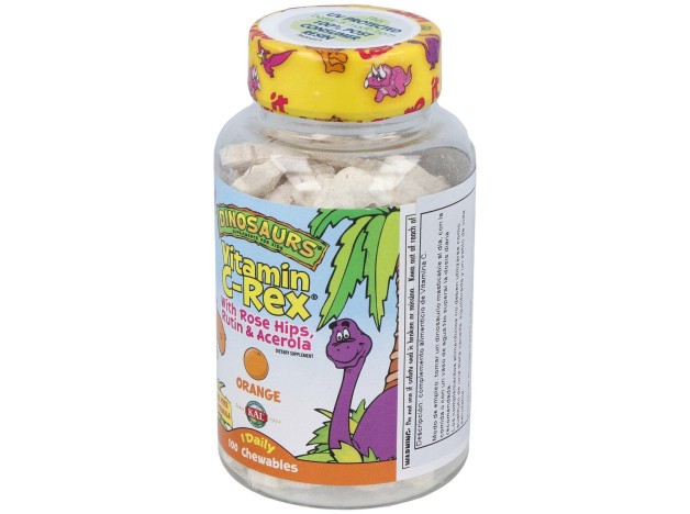 Vitamina C Rex 100 Dinosaurios Masticables Kal