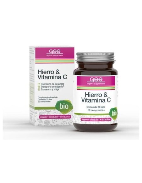 Gse Hierro %26 Vitamina C Bio Vegan 60Comp
