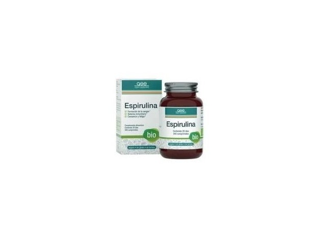 Gse Espirulina Bio Vegan 240Comp