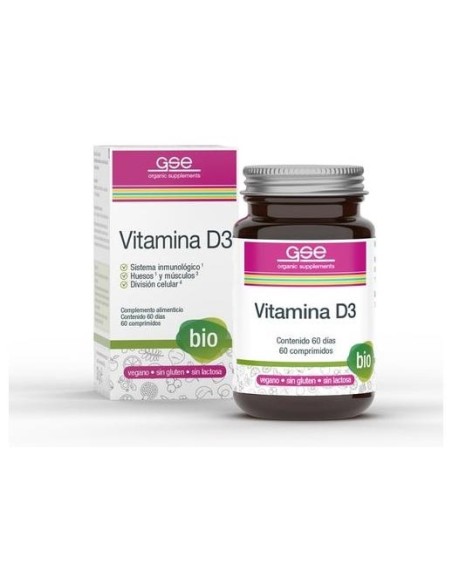 Gse Vitamina D3 Bio Vegan 60Comp