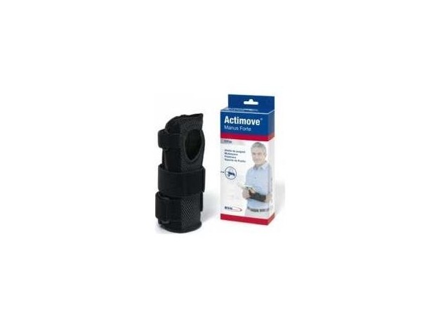Actimove Manus Forte Negro Izquierda, Talla...