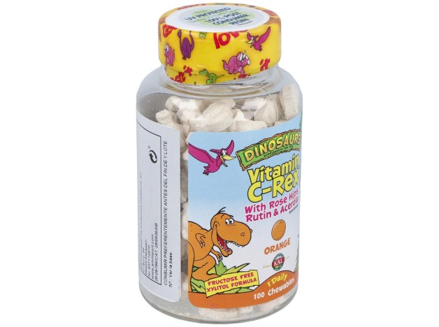Vitamina C Rex 100 Dinosaurios Masticables Kal