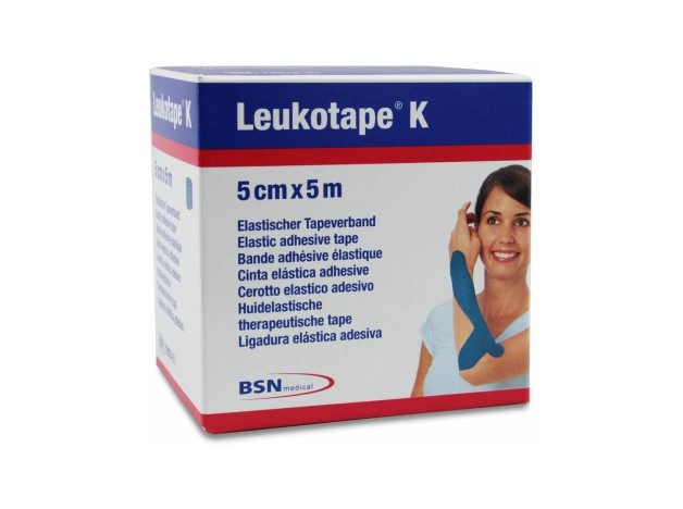 Leukotape K Cinta Autoadhesiva Elástica Azul 5...