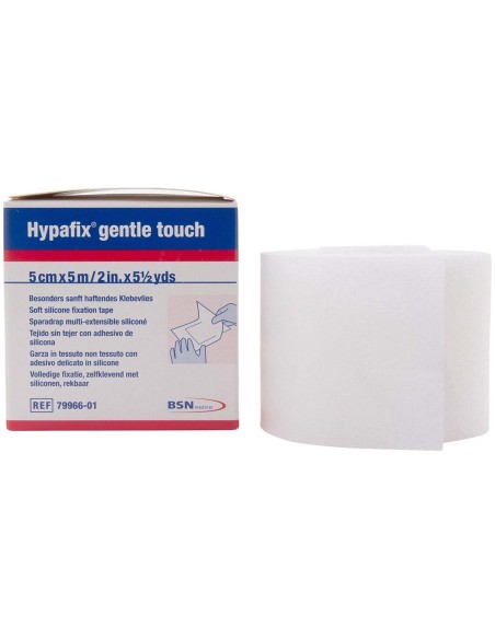 Hypafix Gentle Touch Banda Elástica Autoadhesiva 5 Cm X 5 M, 1 Ud