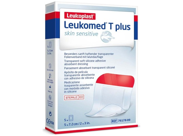 Leukomed T Plus Skin Sensitive 5X7_2Cm 5 Uds