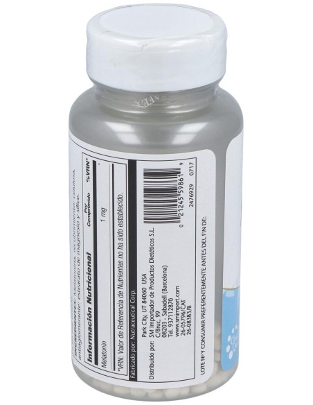 Melatonina 1Mg. 120Comp. Kal