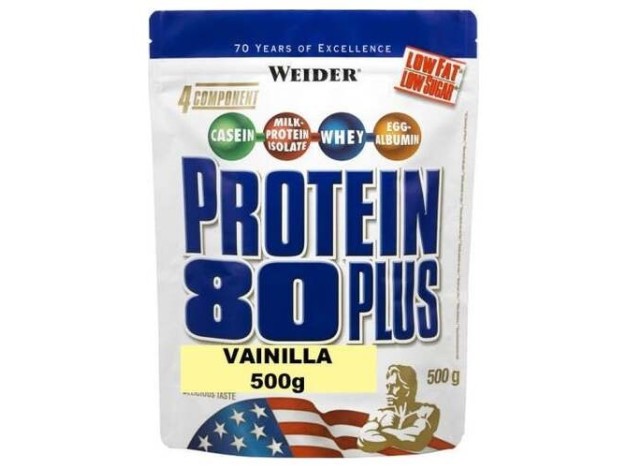 Weider Protein 80 Plus Vainilla 500Gr.