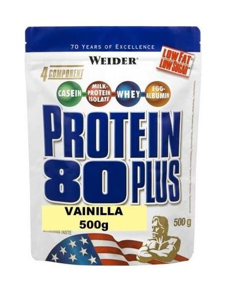 Weider Protein 80 Plus Vainilla 500Gr.
