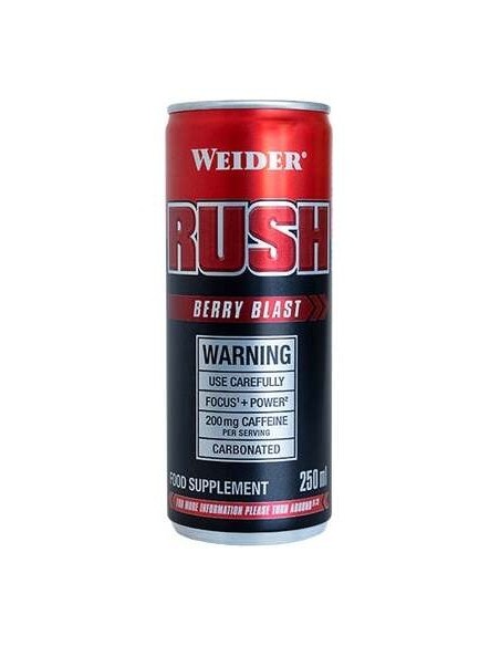 Weider Rush Bebida Berryblast 250Mlx24Uds.