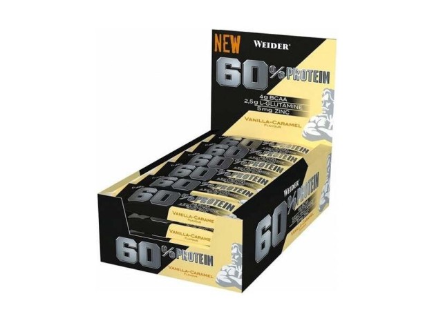 Weider Protein 60% Barritas Cookie-Crema 24Ud.