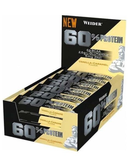 Weider Protein 60% Barritas Cookie-Crema 24Ud.