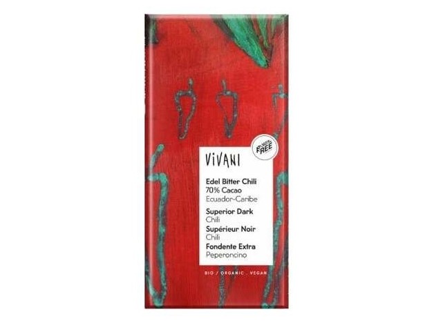 Vivani Chocolate Negro 70% Con Chili Bio 100G