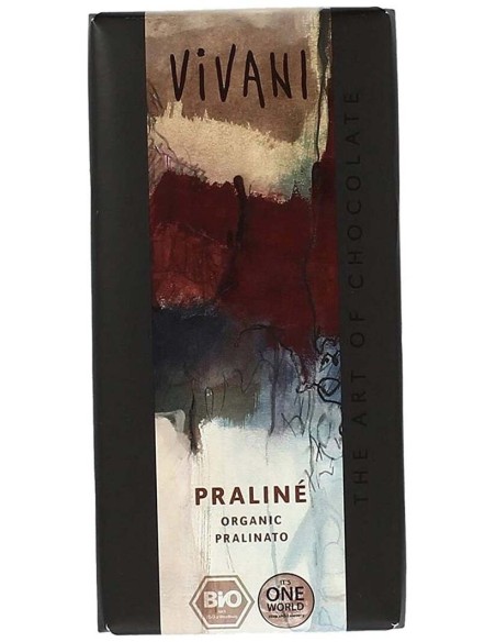 Vivani Praliné Barra De Chocolate Leche 100G