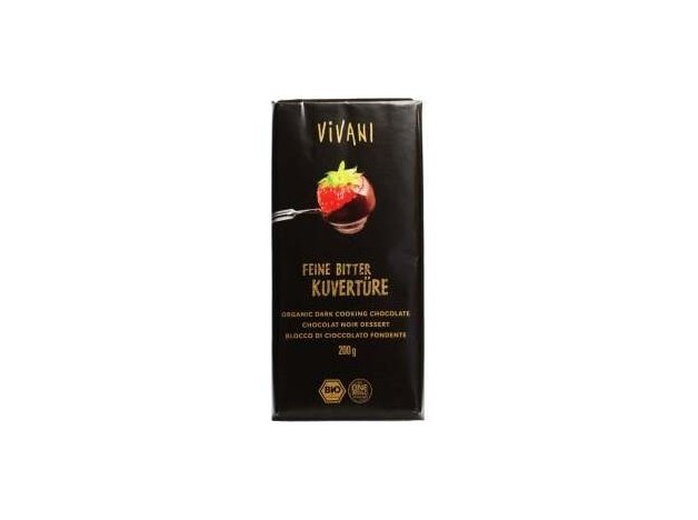 Chocolate Negro 70% Para Postres 200Gr. Bio Vegan