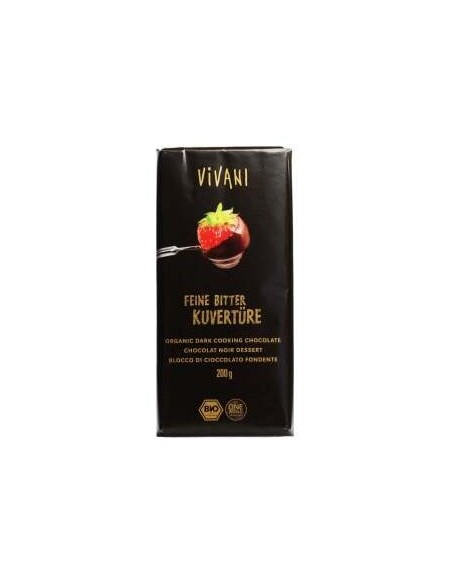 Chocolate Negro 70% Para Postres 200Gr. Bio Vegan