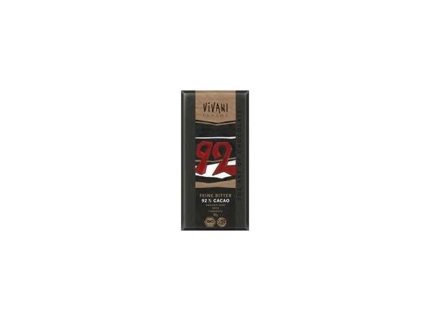 Chocolate Negro 92% Panama Azucar Coco 100G Vegan