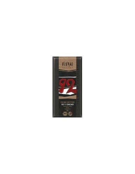 Chocolate Negro 92% Panama Azucar Coco 100G Vegan