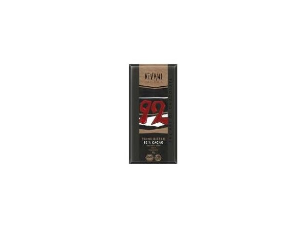 Chocolate Negro 92% Panama Azucar Coco 100G Vegan