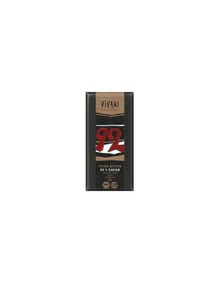 Chocolate Negro 92% Panama Azucar Coco 100G Vegan