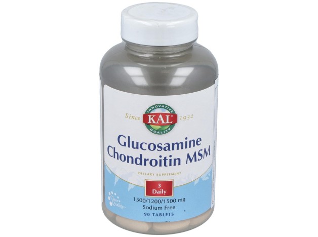Kal Glucosamina/Condroitina/Msm 90 Comp