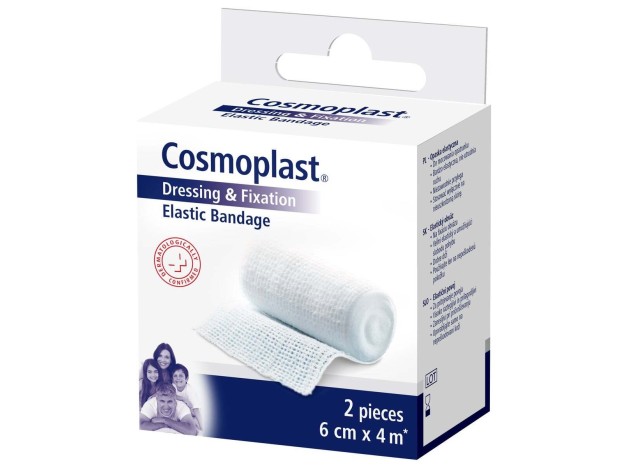 Cosmoplast Venda Elástica 6X4 Cm 2 U