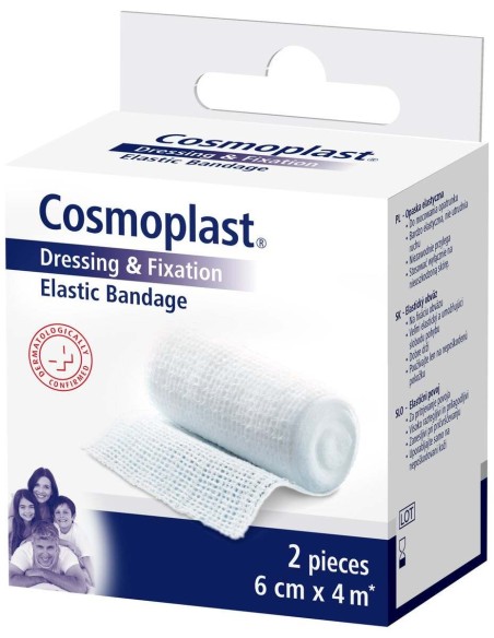 Cosmoplast Venda Elástica 6X4 Cm 2 U
