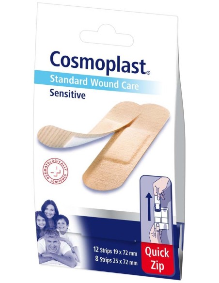 Cosmoplast Apositos Sensitive Quick Zip 20Uds