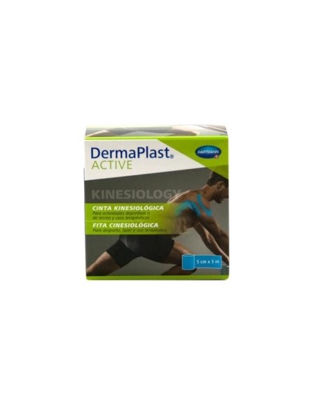 Dermaplast Active Cinta Kinesiológica Azul 5 M, 1 Ud