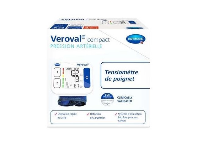 Hartmann Veroval Compact Tensiomètre Poignet