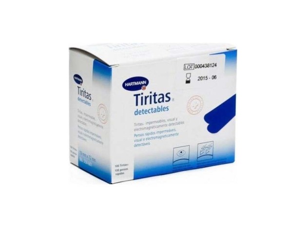 Tiritas Bluemetal Apósitos Detectables 100Uds