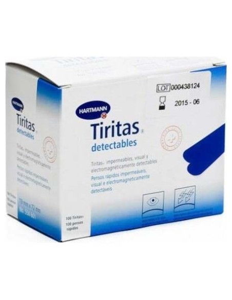 Tiritas Bluemetal Apósitos Detectables 100Uds