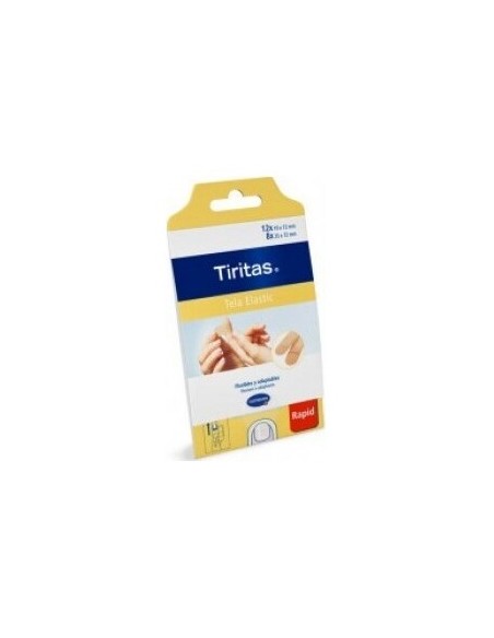 Tiritas Elastic Rapid Apósito Adhesivo Textil, 20 Uds