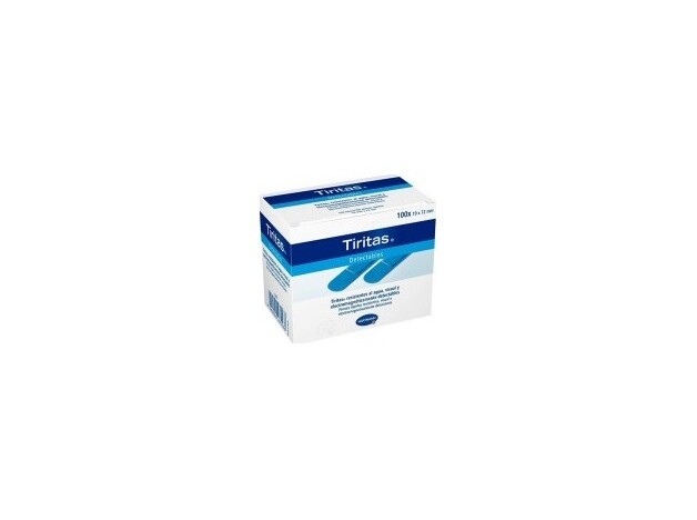 Tiritas Bluemetal Apósitos Detectables 100Uds