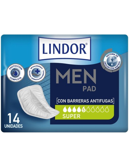 Molicare Premium Men Protectores Absorbentes 5 Gotas, 14 Uds