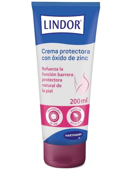 Lindor Crema Protectora Con Oxido De Zinc 200 Ml