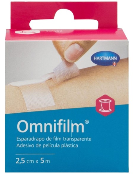 Hartmann Omnifilm Film Esparadrapo Transparente 5 M, 1 Ud