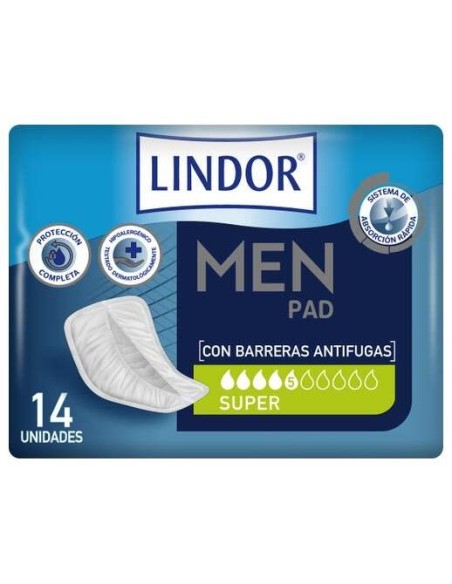 Molicare Premium Men Protectores Absorbentes 5 Gotas, 14 Uds