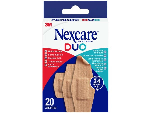 Nexcare Duo Silicona Surtido De 20 Vendajes...