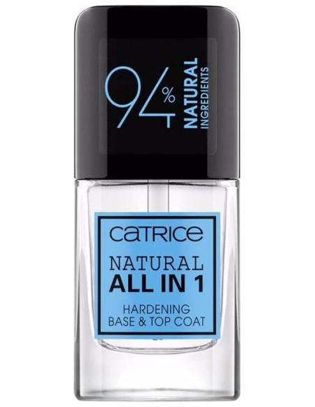 Catrice Natural All In 1 Endurecedor, Base Y Top Coat 10,5Ml